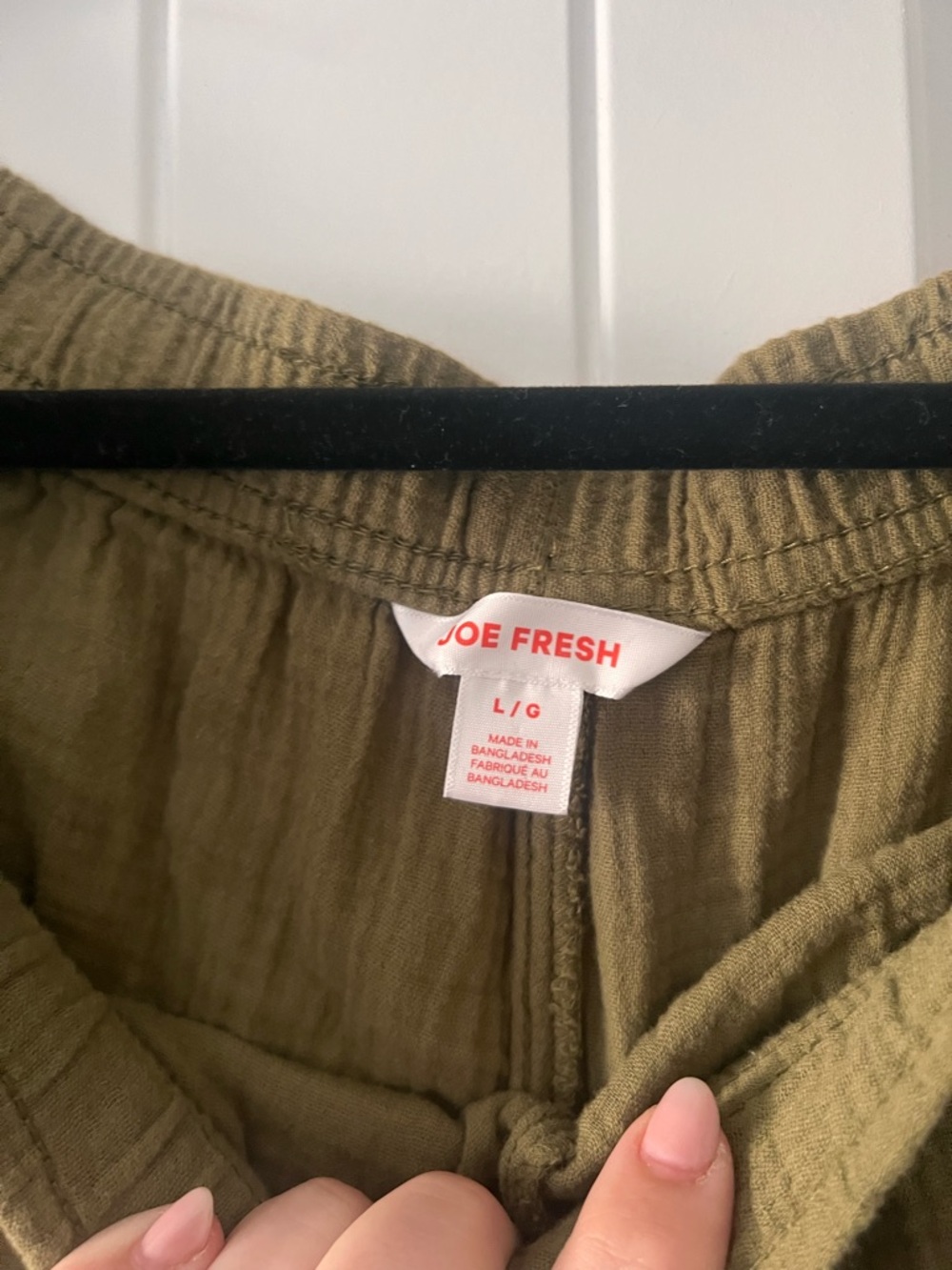 Joe Fresh Set in Olive Green Gauze - Picture 6 of 9